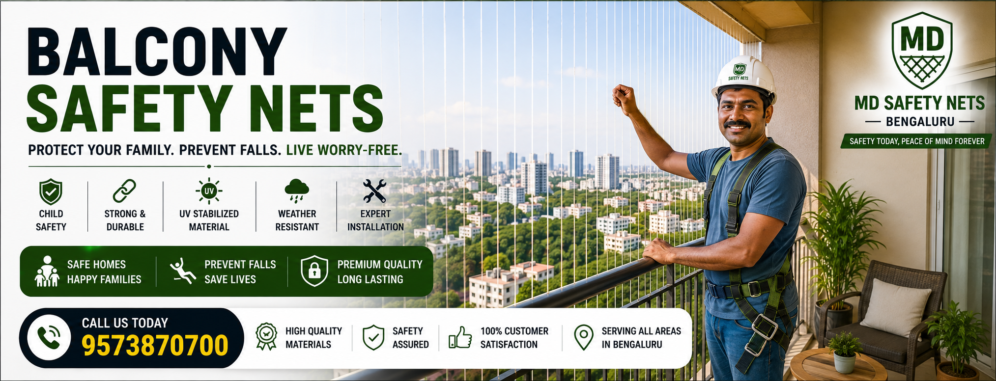 Balcony safety nets in bengaluru