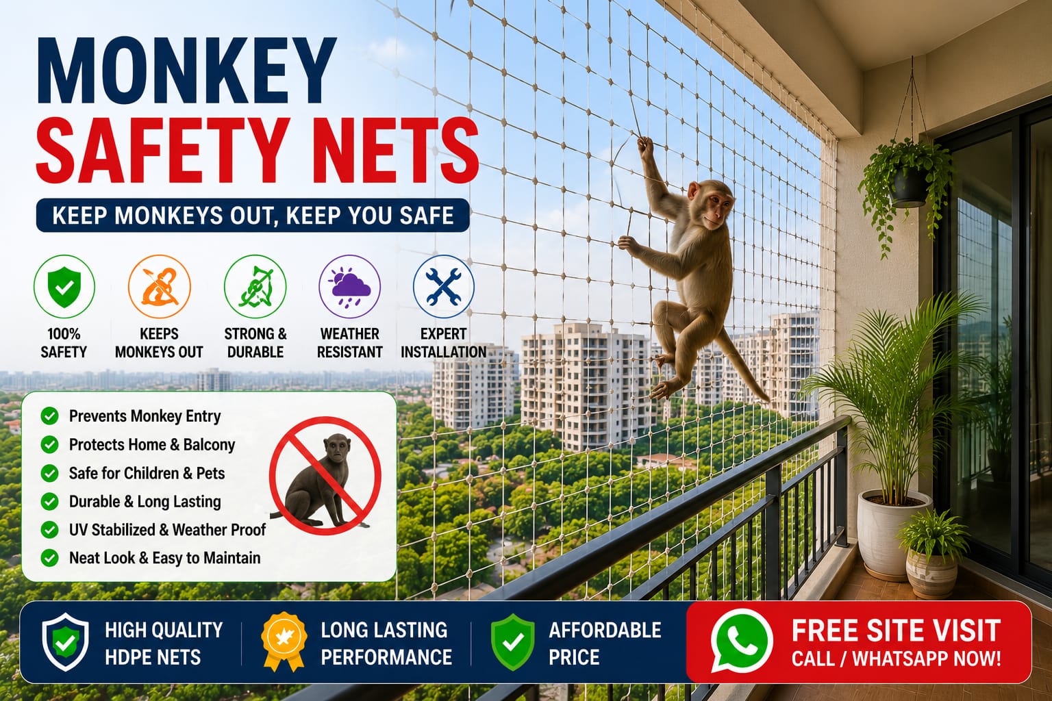 Staircase safety Nets
